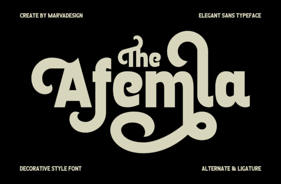 Afemla: A Sophisticated Sans Serif Font for Modern Campaigns