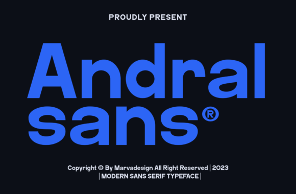 Andral: A Modern Sans Serif Font for Your Brand