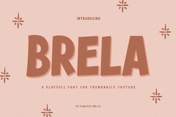 Brela: A Bold Sans Serif Font for Makers