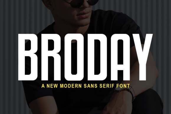 Broday: A Bold Sans Serif Font for Business Branding