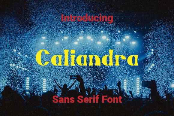 Caliandra: A Bold Sans Serif for Modern Branding