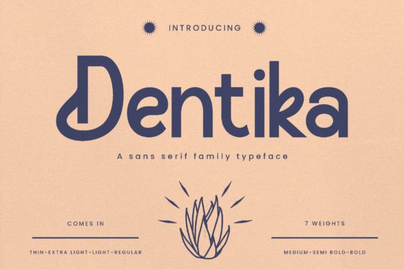 Dentika: A Sophisticated Sans Serif Font for Modern Editorial Design