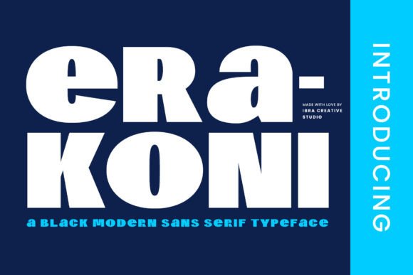 Erakoni: The Modern Sans Serif for Bold Branding