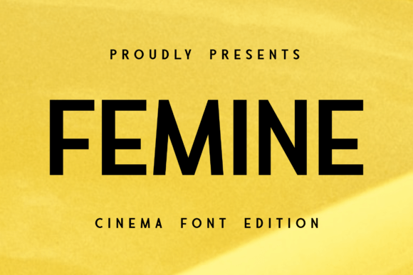Femine: A Bold Sans Serif for Creative Branding