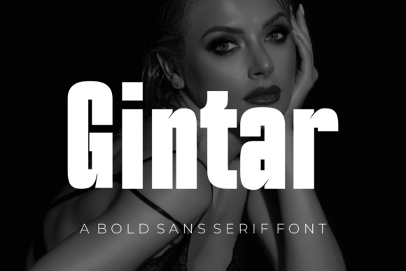 Gintar: A Bold Sans Serif Font for Modern Editorial Design