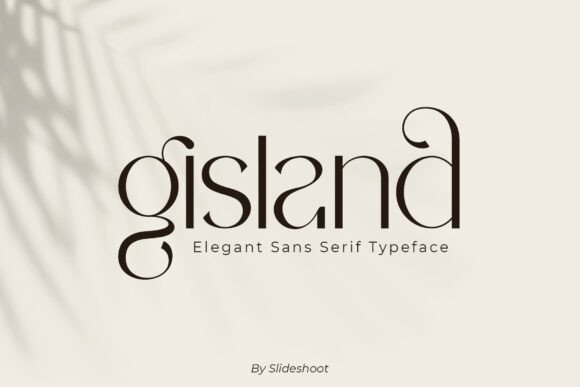 Gisland Sans Serif Font: Elevate Your Digital Branding with Elegant Typography