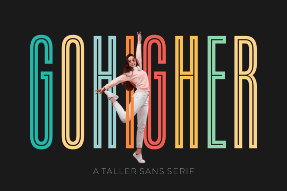 Gohigher: The Ultra-Condensed Sans Serif for Modern Editorial Design