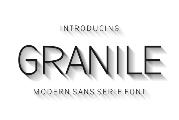 Granile: A Modern Sans Serif Font for Crafters