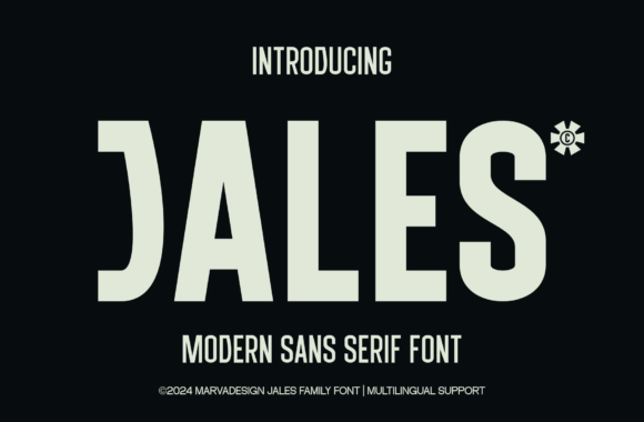 Jales Font: Modern Sans Serif for Crisp Digital Branding