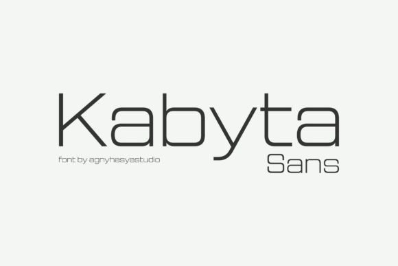 Kabyta: A Modern Sans Serif Font for Makers