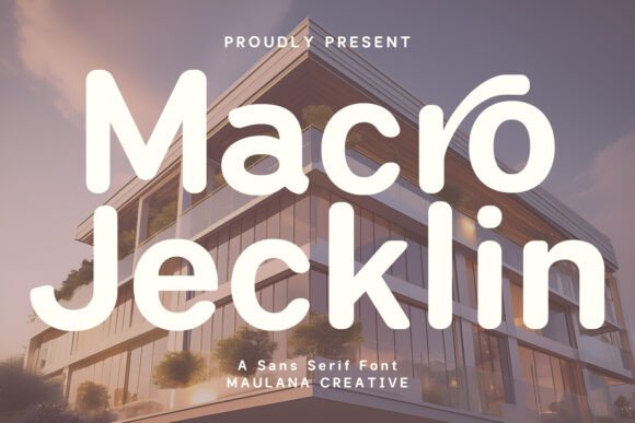 Macro Jecklin: A Rounded Sans Serif Font for Warm, Modern Branding