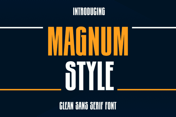 Magnum Style: A Modern Sans Serif for Editorial Impact