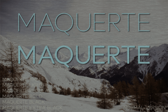 Maquerte: A Minimalist Sans Serif Font for Elegant Editorial Design