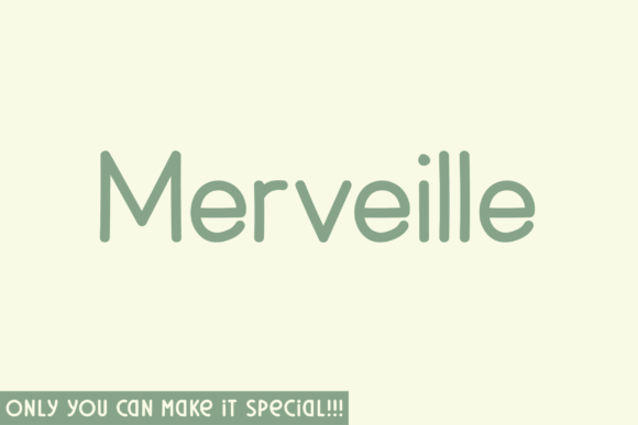 Merveille: A Distinctive Handwritten Sans Serif Font Review