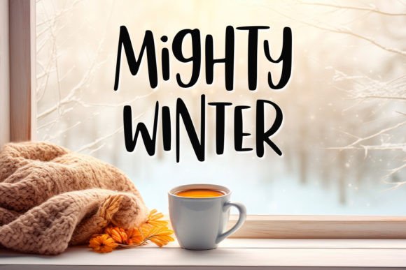Mighty Winter: A Cute Sans Serif Font for Makers