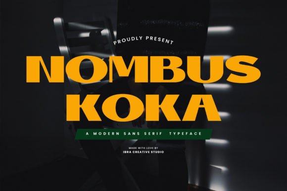 Nombus Koka: A Modern Sans Serif Font for Crafters