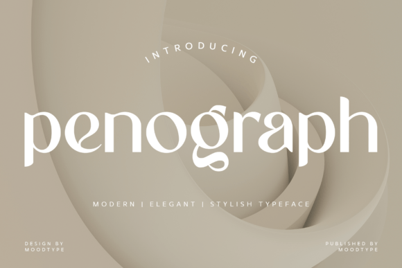 Penograph: A Modern Sans Serif Font for Crafters