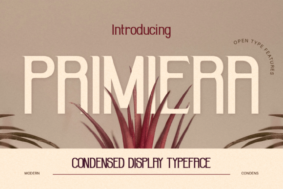 Primiera: A Condensed Sans Serif Font for Editorial Design and Digital Publishing