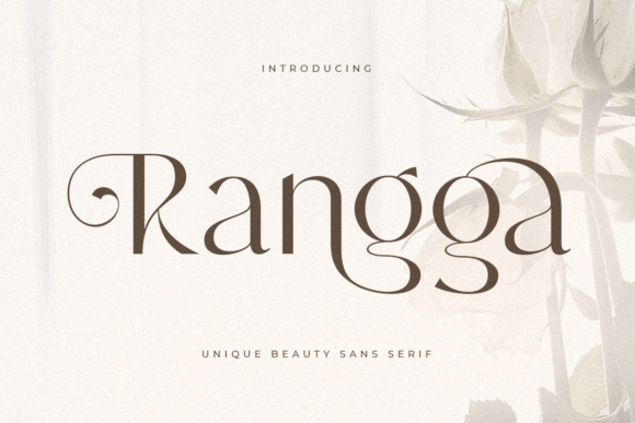 Rangga: A Modern Sans Serif Font for Editorial Design