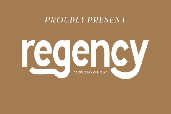 Regency: A Modern Sans Serif Font for Branding