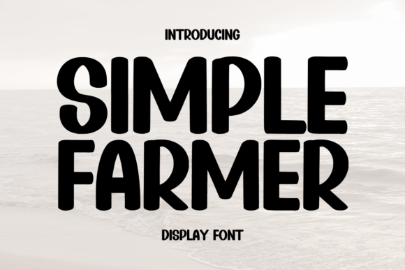 Simple Farmer: A Timeless Sans Serif Font for Crafters