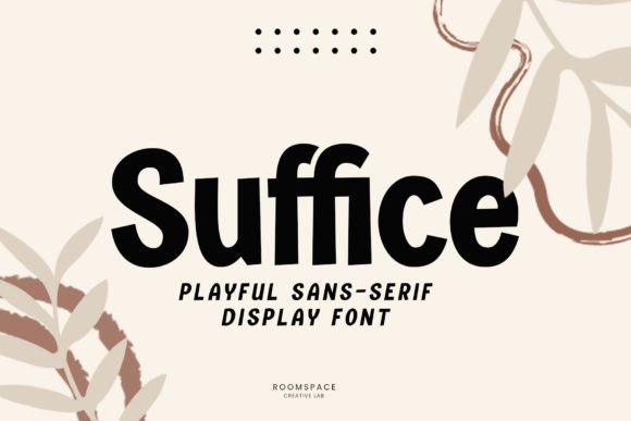 Suffice: A Modern Sans Serif Font for Web Design